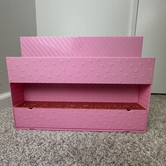 LOL Surprise Doll Pop Out Store 3-in-1 Playset Display Stand Carry Storage Pink - Picture 6 of 11